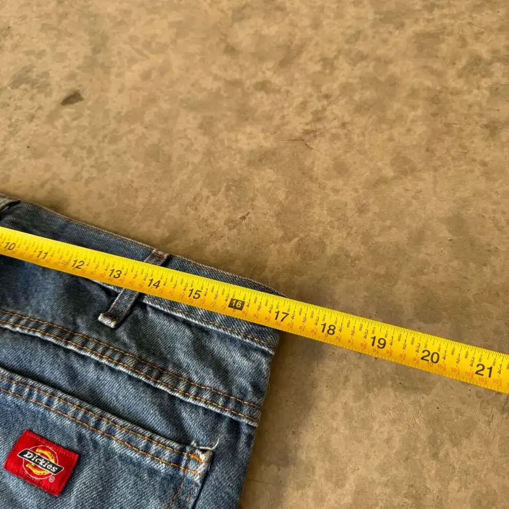 Vintage Y2K Dickies Light Wash Loose Fit Skater Grunge Denim Jeans